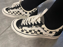 VANS范斯官方 Style 136 Decon VR3 SF黑白棋盤(pán)格板鞋低幫 黑色/黑白棋盤(pán)格 36.5 曬單實(shí)拍圖