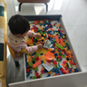 兒童積木桌子多功能大顆粒男女孩寶寶益智拼裝玩具木質(zhì)玩具臺 57長(cháng)小桌+底板【無(wú)贈品】 曬單實(shí)拍圖