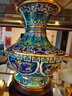 縱歡北京景泰藍花瓶蓋碗尊銅胎掐絲琺瑯家居裝飾品收藏禮品工藝擺件 藍色蓋碗尊帶證書 曬單實拍圖