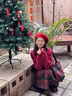 圣保美過(guò)新年紅色毛衣背帶連衣裙女秋冬季2025新款小個(gè)子穿搭長(cháng)裙子套裝 套裝【毛衣+背帶裙】 M 碼 曬單實(shí)拍圖