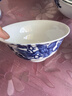 陶溪川景德鎮(zhèn)高溫健康青花瓷陶瓷碗盤餐具釉中彩吃飯碗盤湯面碗中式喬遷 青花綬帶鳥-面碗*1 曬單實(shí)拍圖