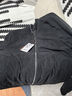 才子（TRIES）才子男裝時(shí)尚撞色棒球領(lǐng)夾克保暖修身外套 黑色 XL（175/92A）  曬單實(shí)拍圖