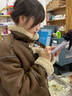 GARNUO皮毛一體外套女羊羔毛2025新款冬季鹿麂皮絨機(jī)車服加厚羊羔絨夾克 棕色 M 【101-115斤】 曬單實(shí)拍圖