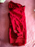 卡帕（Kappa）背靠背新年新款套頭帽衫女復古運動(dòng)新年紅色衛衣長(cháng)袖K0E22MT38 曬單實(shí)拍圖