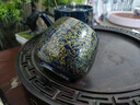 傳承令大漆黃金主人杯大師純手工鎏金建盞杯禮品茶杯單杯金茶盞單杯 古紋圖騰金盞 210ml 1只 曬單實(shí)拍圖