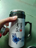 喆煒旗艦款青花瓷帶手柄水杯 創(chuàng)意青花瓷保溫杯 商務(wù)廣告禮品杯子 青花瓷 401-500ml 曬單實(shí)拍圖