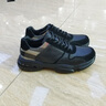 雅格獅丹（Aquascutum）男鞋2025夏季新款透氣防臭休閑運動鞋男士頭層牛皮鞋子男 黑色 40 【偏大一碼】 曬單實拍圖