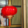 目送（musong）仿古羊皮燈籠戶外防水防曬廣告宮燈結(jié)婚裝飾中國風(fēng)大紅燈籠圓燈籠 30#【精品加厚】七彩圓百福-直徑30cm 一個(gè)裝（含led燈和吸頂盤） 曬單實(shí)拍圖