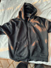Jordan男連帽夾克喬丹 刺繡Logo加絨 ESS 保暖運動(dòng)服FJ7772-010黑L 曬單實(shí)拍圖