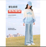 優(yōu)優(yōu)1點(diǎn)（Yoyo one）女童套裝春秋兒童新款秋裝洋氣衛(wèi)衣春秋季大童牛仔褲12歲 4916漸變+13131藍(lán)色【春秋款】 150 曬單實(shí)拍圖