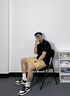 杜小閑美式復(fù)古POLO衫男夏季2024新款短袖潮流翻領(lǐng)半袖休閑上衣寬松體恤 黑色 XL [建議125-145斤] 曬單實拍圖