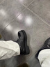 KGV圓頭德比鞋男大頭高級感英倫風(fēng)大碼夏季青年休閑厚底增高皮鞋黑色 黑色款 42 皮鞋碼=43運動(dòng)鞋碼 曬單實(shí)拍圖