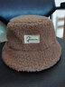 玖慕（JIUMU）帽子女秋冬季保暖漁夫帽盆帽女士冬帽水桶帽冬天女生防風(fēng)防寒帽 曬單實(shí)拍圖