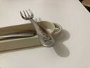 沃德百惠（WORTHBUY）316L不銹鋼兒童調(diào)羹喂飯勺小學(xué)生餐叉勺元寶勺帶收納盒勺子套裝 赫赫熊元寶勺+餐叉+收納盒 曬單實(shí)拍圖