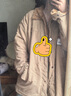 FOX.G棉服男棉衣棉襖羊羔絨外套燈芯絨冬季衣服男裝秋冬襖男款冬裝襖子 燈芯絨情侶款棉服深卡其色 XL 【建議120-140斤】 曬單實(shí)拍圖