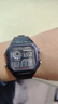 卡西歐（CASIO）小方塊防水ins不銹鋼百搭方塊表帶運動男表AE-1200WHD-7A1A電子表 AE-1200WH-1A 【附加貼膜】 曬單實拍圖