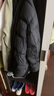 坦博爾羽絨服女短款可拆卸帽時尚大廓形秋冬外套厚530368D 黑色 170  曬單實(shí)拍圖