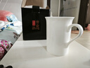 國濤骨瓷純白色馬克杯訂制LOGO酒店杯子印字賓館白瓷杯茶杯水杯麥片杯 4號奶杯 曬單實(shí)拍圖