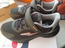 鴻星爾克男童鞋女童小白鞋新款中大童休閑跑鞋兒童運動(dòng)鞋丨鳴鷗 正黑/鋼灰色-偏小一碼 36 曬單實(shí)拍圖