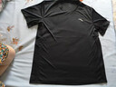 安踏冰絲速干短袖t恤男2026春夏季男士涼爽透氣彈力跑步健身運動(dòng)服飾 基礎黑-6 XL (180)適合120-160斤 曬單實(shí)拍圖