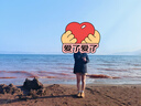 星期六童鞋時尚女童勃肯鞋軟底復(fù)古百搭豆豆鞋休閑真皮單鞋 豆沙色 32  曬單實(shí)拍圖