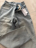 她池加絨牛仔褲2025冬裝新款女裝水洗寬松款顯瘦直筒休閑褲 曬單實(shí)拍圖