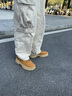 駱駝（CAMEL）工裝鞋2025春季新款經(jīng)典復(fù)古寬敞舒適城市戶外休閑百搭增高男鞋 G15S136023 沙漠黃 41 曬單實(shí)拍圖