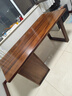 洛卡迪高檔南美黑胡桃木客廳大長(cháng)書(shū)桌家用辦公工作臺學(xué)習閱讀桌書(shū)房書(shū)桌 單桌220＋長(cháng)凳200＋廣島椅2把 曬單實(shí)拍圖