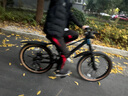 小探險(xiǎn)家山地自行車(chē)成人變速自行車(chē)山地車(chē)自行車(chē)學(xué)生24寸自行車(chē)青少年越野 藍(lán)魅紫|鎂車(chē)架+禧瑪諾7速+軟尾 22寸【適用身高140-165cm】 曬單實(shí)拍圖