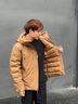 北面（The North Face）羽絨服男600蓬鵝絨填充防水戶外保暖25新品|83UM 173/地質(zhì)棕 XL /180 曬單實(shí)拍圖