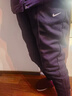 耐克（NIKE）女運動(dòng)褲 春秋針織束腳休閑褲 舒適休閑 FN2435-010 黑 L 曬單實(shí)拍圖