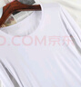 朵胤莫代爾大領(lǐng)款貼身長(cháng)袖內衣女士單件上衣緊身T恤秋衣 黑色U=領(lǐng) M(80-115斤) 曬單實(shí)拍圖