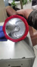 VKV光杯LED鋁合金反光杯大手電筒燈碗探照燈頭燈遠(yuǎn)射聚光型3.7V4.2伏 白光 直徑9.45cm 15W 歐司朗燈芯 曬單實(shí)拍圖