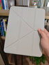 EISSCCE碳纖維防彎iPad Pro11/13英寸抗防摔彎保護殼Air7/6/5保護套iPad10/11代連體3+Y面蓋12.9帶筆槽 灰色【橫豎支撐+主打防彎】送鏡頭護甲 適用iPadAir6- 曬單實(shí)拍圖