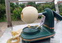 密小米德國新削柿子皮神器家用水果削皮器柿餅削皮機蘋(píng)果土豆去皮刮刨刀 淺綠色柿子機 曬單實(shí)拍圖