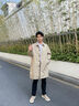 駱駝（CAMEL）帆布鞋男夏季冰絲涼感透氣健步鞋套腳休閑爸爸鞋男 G15S136025 杏色 42 曬單實(shí)拍圖