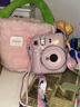富士（FUJIFILM）instax mini12自帶美顏拍立得相機花與她禮盒版含花花相紙迷你7+/se/9/11/25/90/99膠片相機升級版 淺櫻粉【花與她禮盒】 套餐二【標配套餐共20張相紙+ 曬單實(shí)拍圖