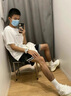 浪莎100%純棉襪子男士短筒運動襪防臭吸汗透氣全棉休閑襪春秋季學生襪 ·【6雙白色】·100%純棉防臭 曬單實拍圖