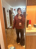 鴨鴨沖鋒衣羽絨服男女防水登山戶外時尚情侶冬季防風保暖加厚外套 苔綠色 XL （145-175斤） 曬單實拍圖