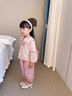 G.DUCKKIDS小黃鴨童裝女童套裝春秋季2024新款兒童衣服女孩洋氣襯衫長(zhǎng)褲兩件 碎花蝴蝶結(jié)-粉紅色 100 建議2~3歲【 90-100cm】 曬單實(shí)拍圖