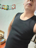 莫代爾保暖背心男內(nèi)穿冬季加厚加絨德羊毛打底衫護胃坎肩特厚棉馬甲內(nèi)穿 黑色 XL 合適體重【100-140斤】 曬單實拍圖