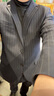杉杉西服套裝男士修身職業(yè)正裝西裝套裝商務(wù)休閑條紋新郎結(jié)婚禮服男裝 曬單實(shí)拍圖
