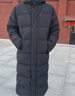 安踏（ANTA）速暖長(cháng)款羽絨服丨防潑水三層聚暖連帽科技保暖男女冬速熱羽絨外套 【速暖防潑水】基礎黑7910-4 3XL (男190) 曬單實(shí)拍圖