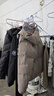 杰克·瓊斯（JACK&JONES）男裝冬季新款短款男士羽絨服加厚連帽寬松面包服保暖鴨絨上衣外套 漂流木E12 XL 185 曬單實(shí)拍圖