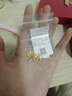 周六福輕婚嫁系列足金999黃金耳飾女廝守計價(jià)A0912515 一對 約4.18g  曬單實(shí)拍圖