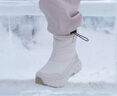 駱駝（CAMEL）冬季雪地靴女款厚底加絨保暖棉鞋防潑水短靴子F24C026613 曬單實拍圖