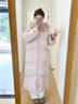 托瑪菲長(cháng)款羽絨棉服女2025冬季新款韓系外套女士加厚大毛領(lǐng)棉衣過(guò)膝棉襖 粉紅色 S 碼 【推薦80-100斤】 曬單實(shí)拍圖