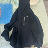 Calvin Klein CK男裝 男子拉鏈衛(wèi)衣  寬松刺繡小標(biāo)開衫衛(wèi)衣 純棉上衣男 黑色 S 曬單實(shí)拍圖