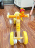樂的一歲寶寶小黃鴨嬰兒3-5歲益智周歲禮物兒童男孩女孩車鈴 9001Z紅頭盔螺旋槳車鈴 曬單實拍圖