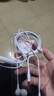 魔風(fēng)者 耳機(jī)有線入耳式手機(jī)耳機(jī)游戲適用于OPPO蘋果vivo小米榮耀安卓歌游戲音樂語音通話耳麥3.5圓頭 ipad平板電腦耳麥-白紅色 曬單實拍圖